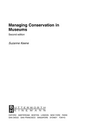 Managing conservation in museums