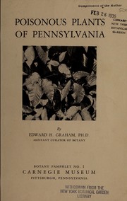 Poisonous plants of Pennsylvania