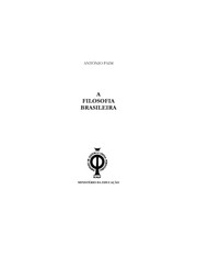 A filosofia brasileira