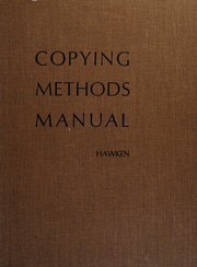 Copying methods manual