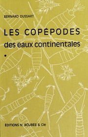 Les Copépodes des eaux continentales d'Europe occidentale ..