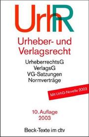 Urheber- und Verlagsrecht