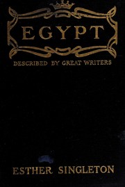 Egypt as described by great writers