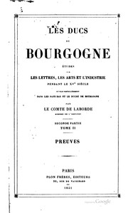 Les ducs de Bourgogne