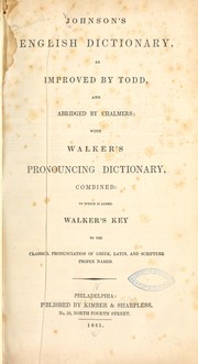 Johnson's English dictionary