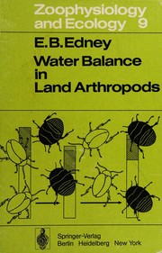Water balance in land arthropods
