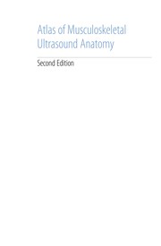 Atlas of musculoskeletal ultrasound anatomy