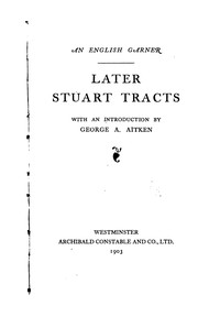 Later Stuart tracts