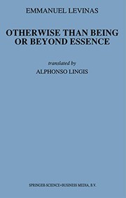 Otherwise Than Being Or Beyond Essence
