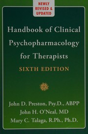 Handbook of clinical psychopharmacology for therapists