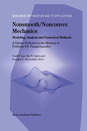 Nonsmooth/nonconvex mechanics