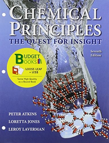 Loose-leaf Version for Chemical Principles and Sapling homework 6 month