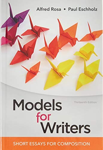 Models for Writers, High School Edition 13e & Documenting Sources in APA Style