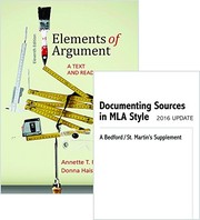 Elements of Argument 11e & Documenting Sources in MLA Style