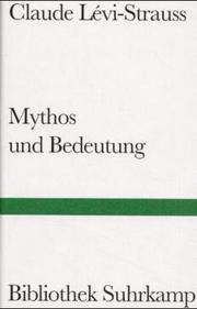Mythos und Bedeutung. Vorträge