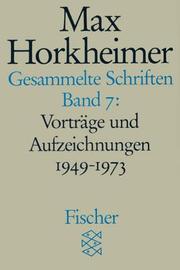 Gesammelte Schriften VII.