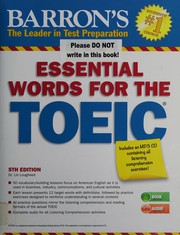 Barron's essential words for the TOEIC