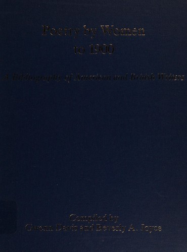 Poetry by women to 1900