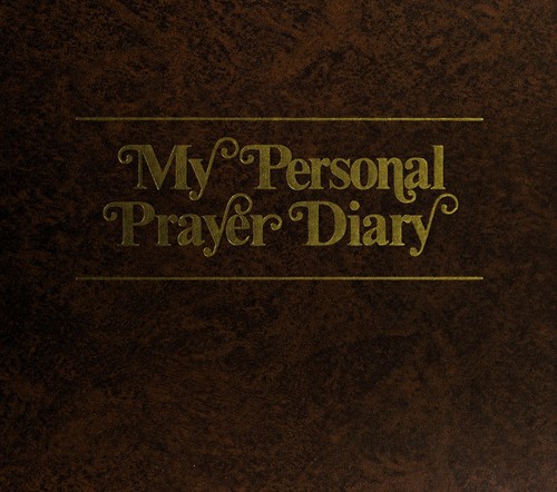 My personal prayer diary