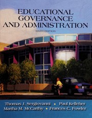 Educational governance and administration