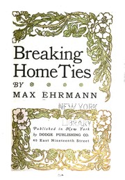 Breaking home ties