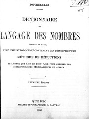 Dictionnaire du langage des nombres (cesges de damis)