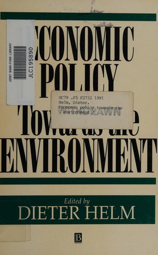 Economic policy towards the environment