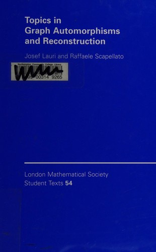 TOPICS IN GRAPH AUTOMORPHISMS AND RECONSTRUCTION