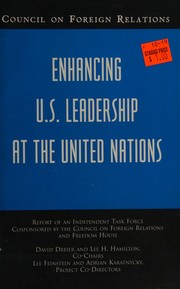 Enhancing U.S. leadership at the United Nations
