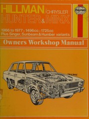 Hillman Hunter owner's workshop manual