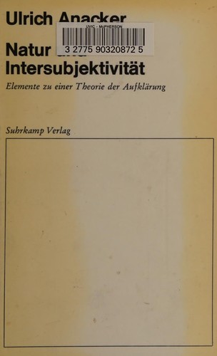 Natur und Intersubjektivität