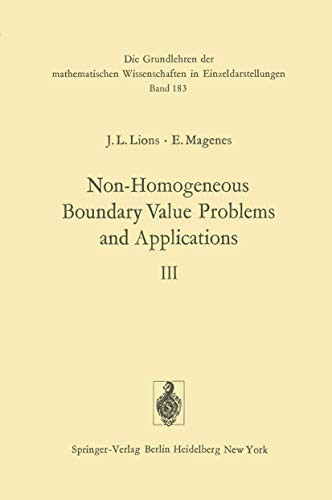 Non-Homogeneous Boundary Value Problems and Applications