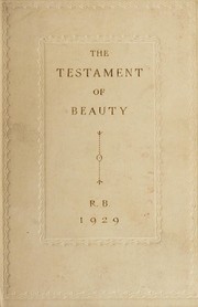 The testament of beauty