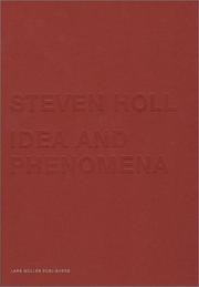Steven Holl - Idea and phenomena. Englische Ausgabe