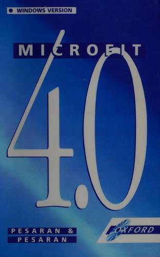 Microfit 4.0 DOS Manual