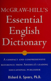 McGraw-Hill's Essential English dictionary