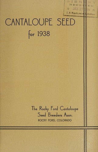 Annual catalogue and price list for 1938