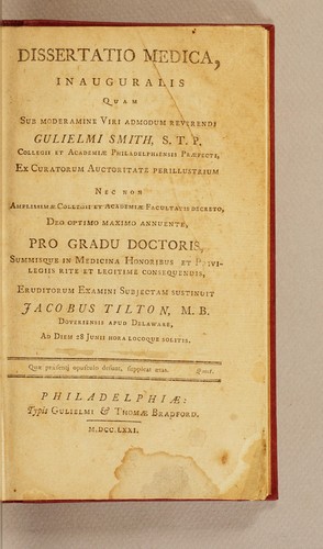 Dissertatio medica, inauguralis