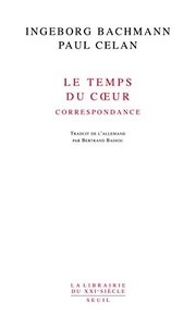 Le Temps du coeur. Correspondance