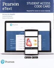 Pearson EText Access to Health -- Access Card
