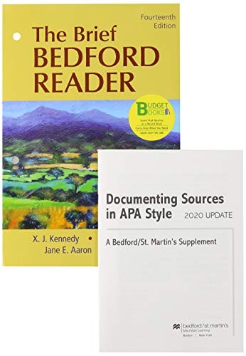 Loose-leaf Version for The Brief Bedford Reader 14e & Documenting Sources in APA Style