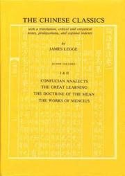 Confucian Analects, The Great Learning & The Doctrine of The Mean