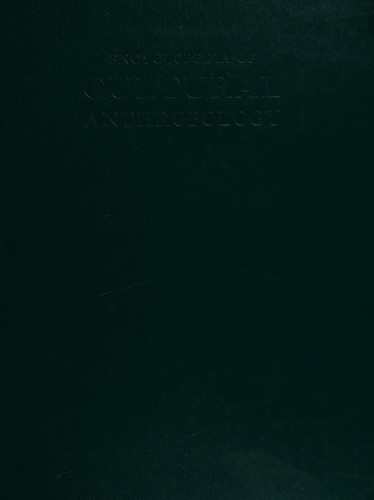 Encyclopedia of cultural anthropology