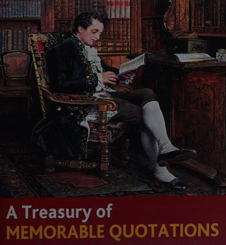 A Treasury of Memorable Quotations (Book Blocks)