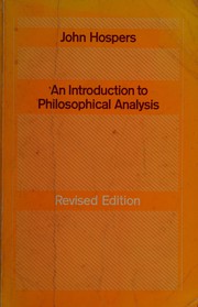 Introduction to Philosophical Analysis