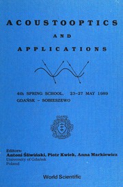 Acoustooptics and applications