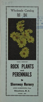 Rock plants and perennials