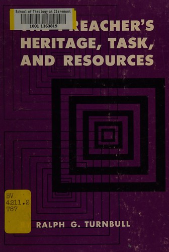 The preacher's heritage, task, and resources