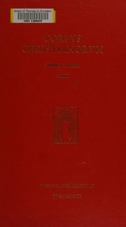 Sancti Gregorii Magni Homiliae in Hiezechihelem prophetam