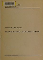 Documentos sobre la pastoral, 1965-67